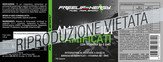 Aminoacidi Ramificati con Vit. B6 e DMG 150 cps