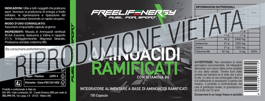 Aminoacidi Ramificati con Vit. B6 e DMG 150 cps