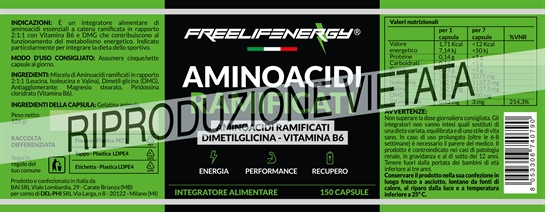 Aminoacidi Ramificati con Vit. B6 e DMG 150 cps
