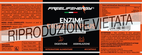 Enzimi Digestivi Plus 60 capsule