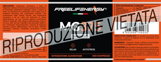 MG 375 - 100 compresse